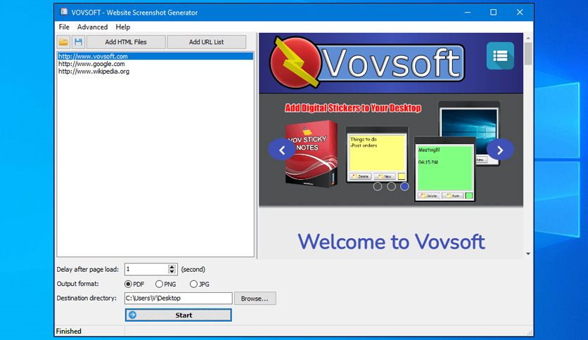 VovSoft Website Screenshot Generator Crack